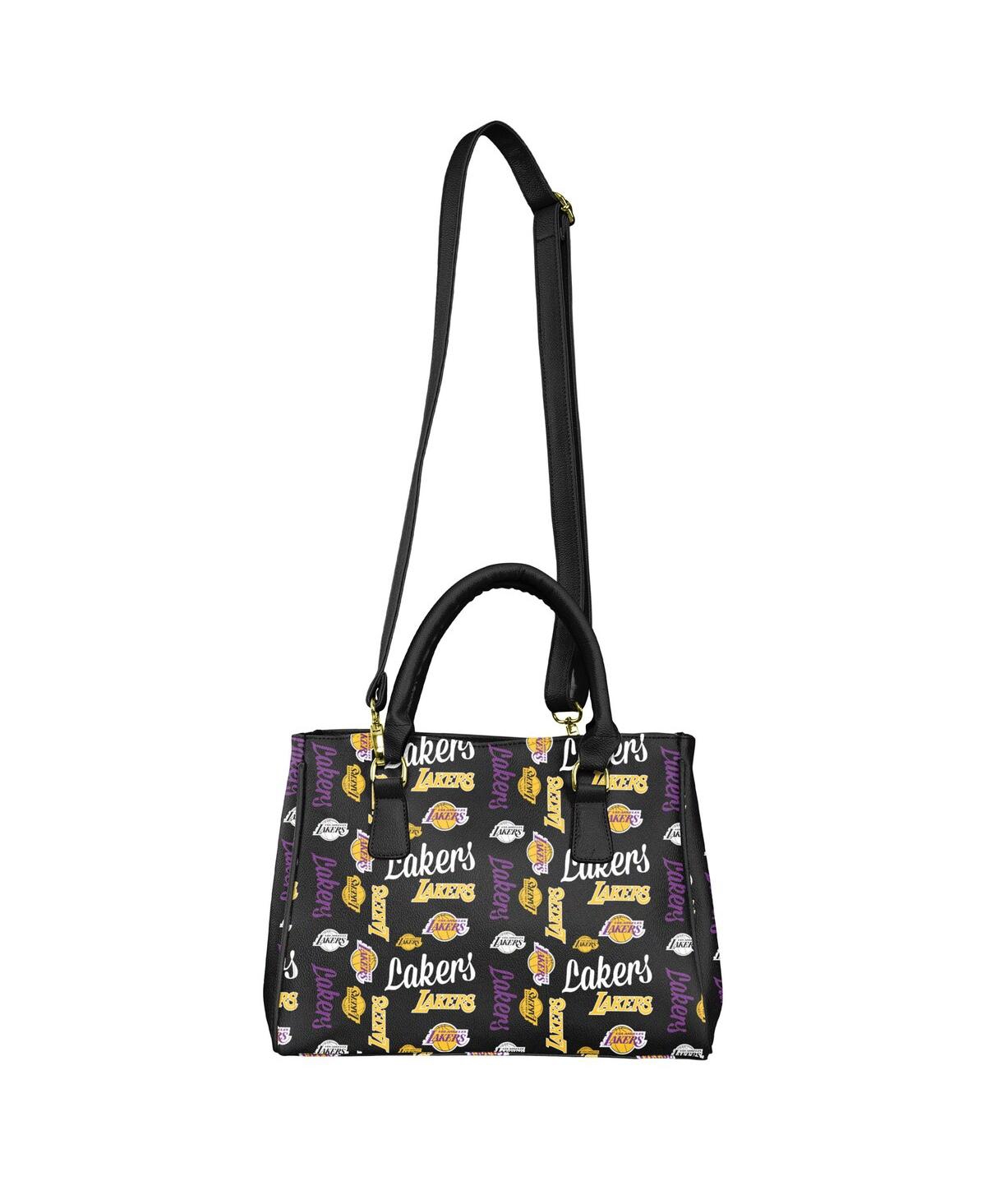 Shop Foco Los Angeles Lakers Repeat Brooklyn Tote In Black