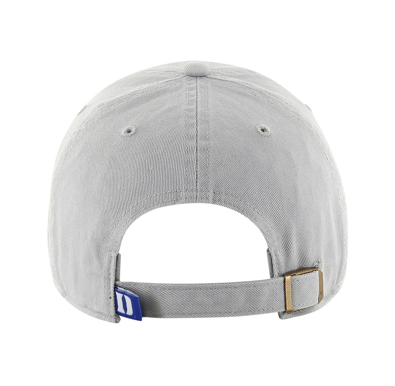 47 Men's Gray Duke Blue Devils Clean Up Adjustable Hat