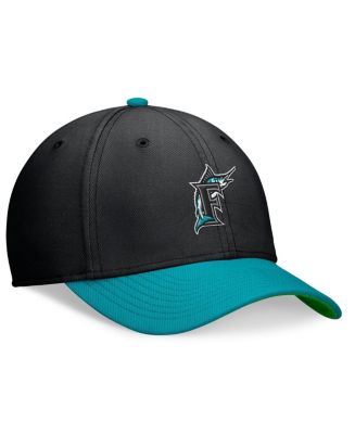 Nike Men's Black/Teal Florida Marlins Cooperstown Collection Rewind ...