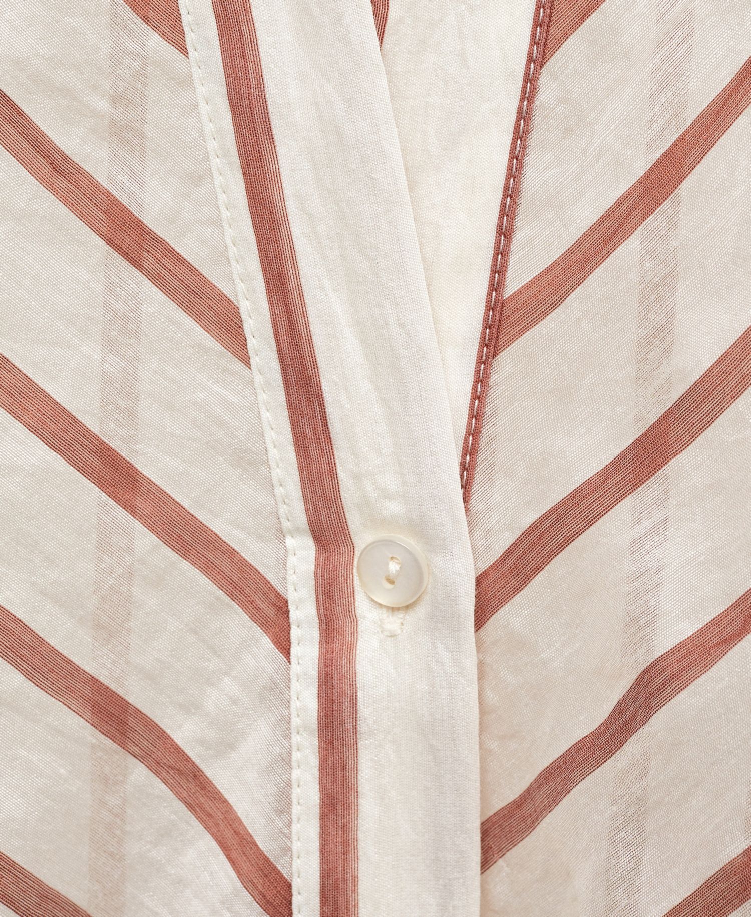 Women's Semitransparent Striped Shirt