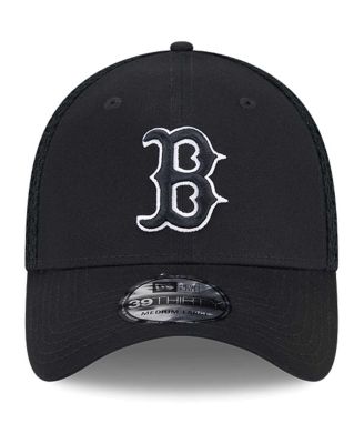 Men's Boston Red Sox Evergreen Black White Neo 39Thirty Flex Hat