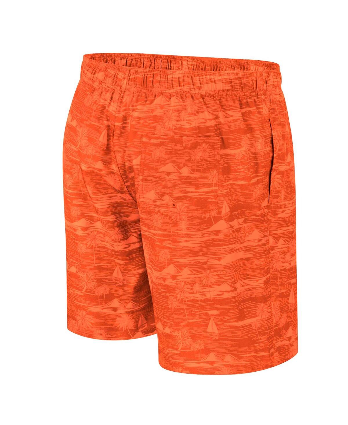 Shop Colosseum Men's Orange Miami Hurricanes Ozark Swim Shorts