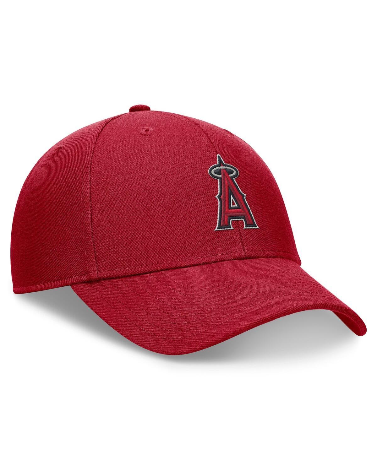 Shop Nike Men's Red Los Angeles Angels Evergreen Club Performance Adjustable Hat