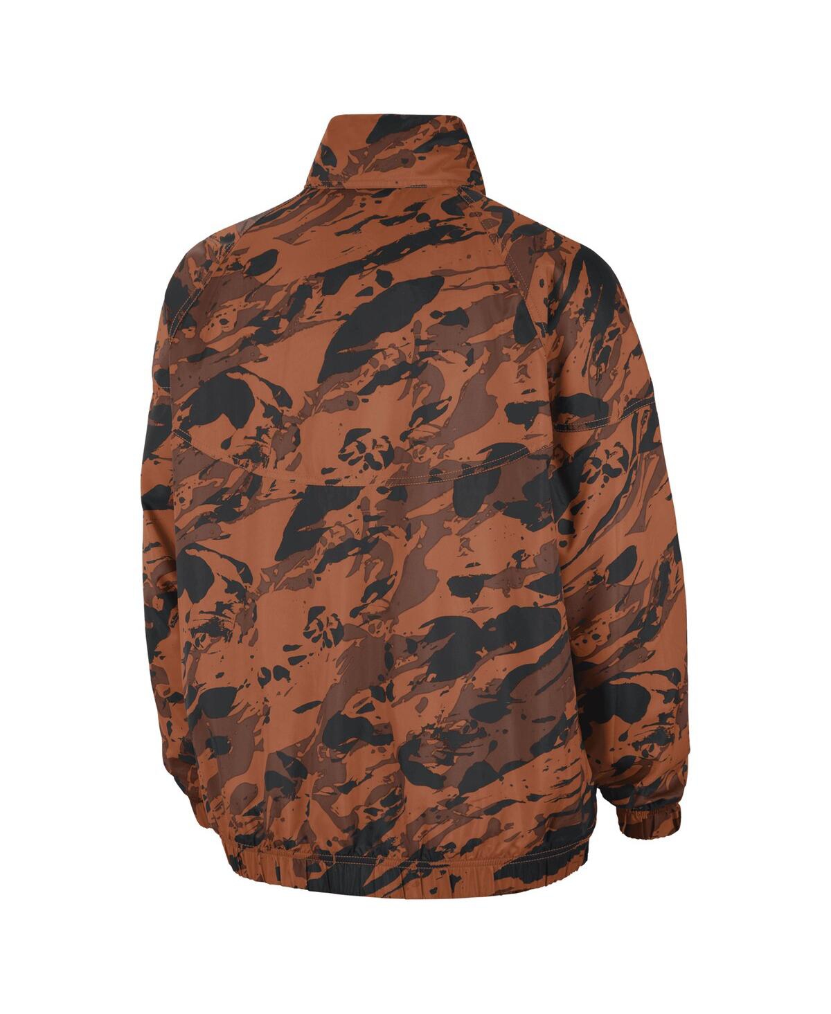 Nike Men's Texas Orange Texas Longhorns Anorak Half-Zip Jacket -smt