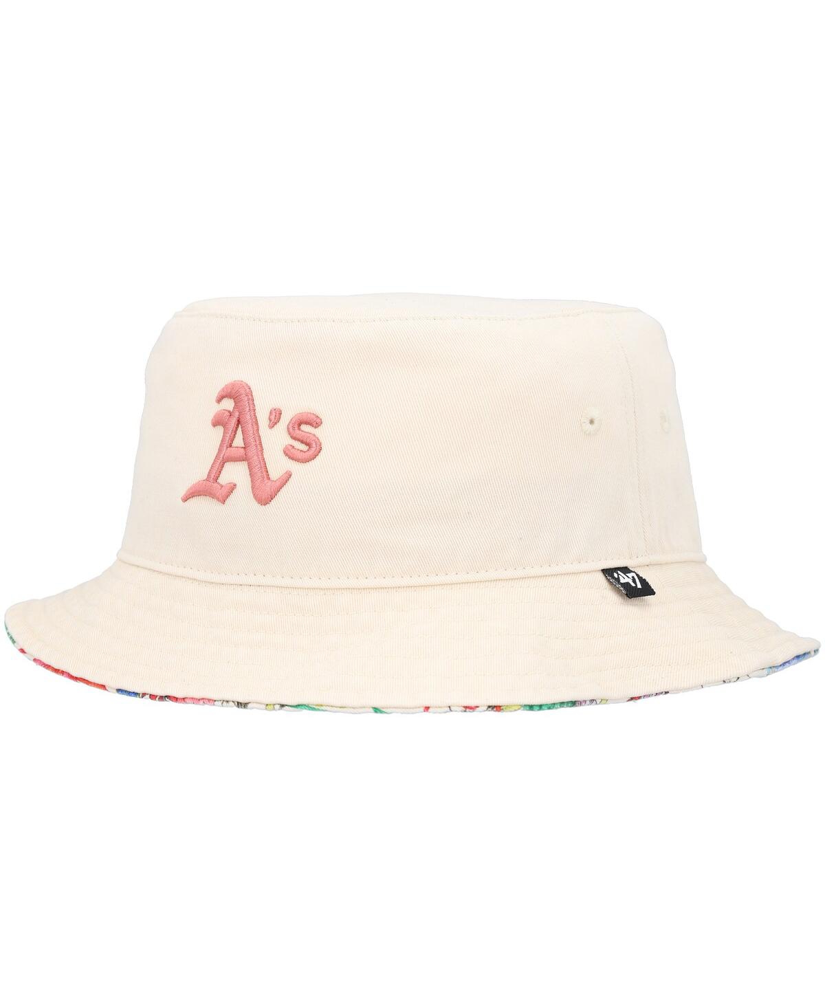 Shop 47 Brand Women's Natural Oakland Athletics Pollinator Bucket Hat