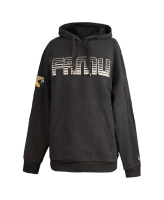 Men"s Black Florida A M Rattlers Puff Print Sliced Pullover Hoodie