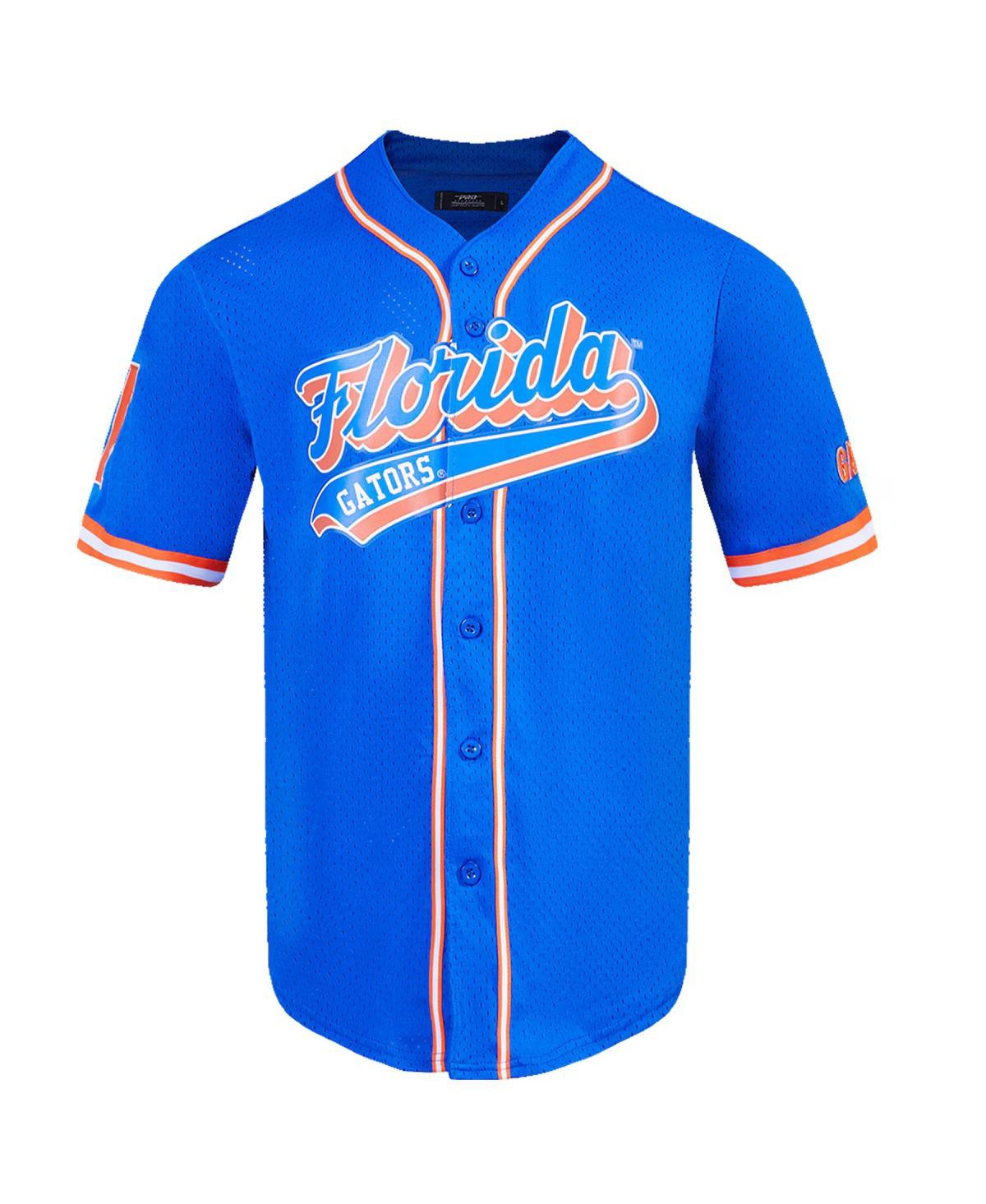 Pro Standard Men'sFlorida Gators Mesh Full-Button Replica Baseball Jersey - Royal