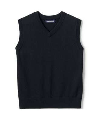 Girls Cotton Modal Fine Gauge Sweater Vest