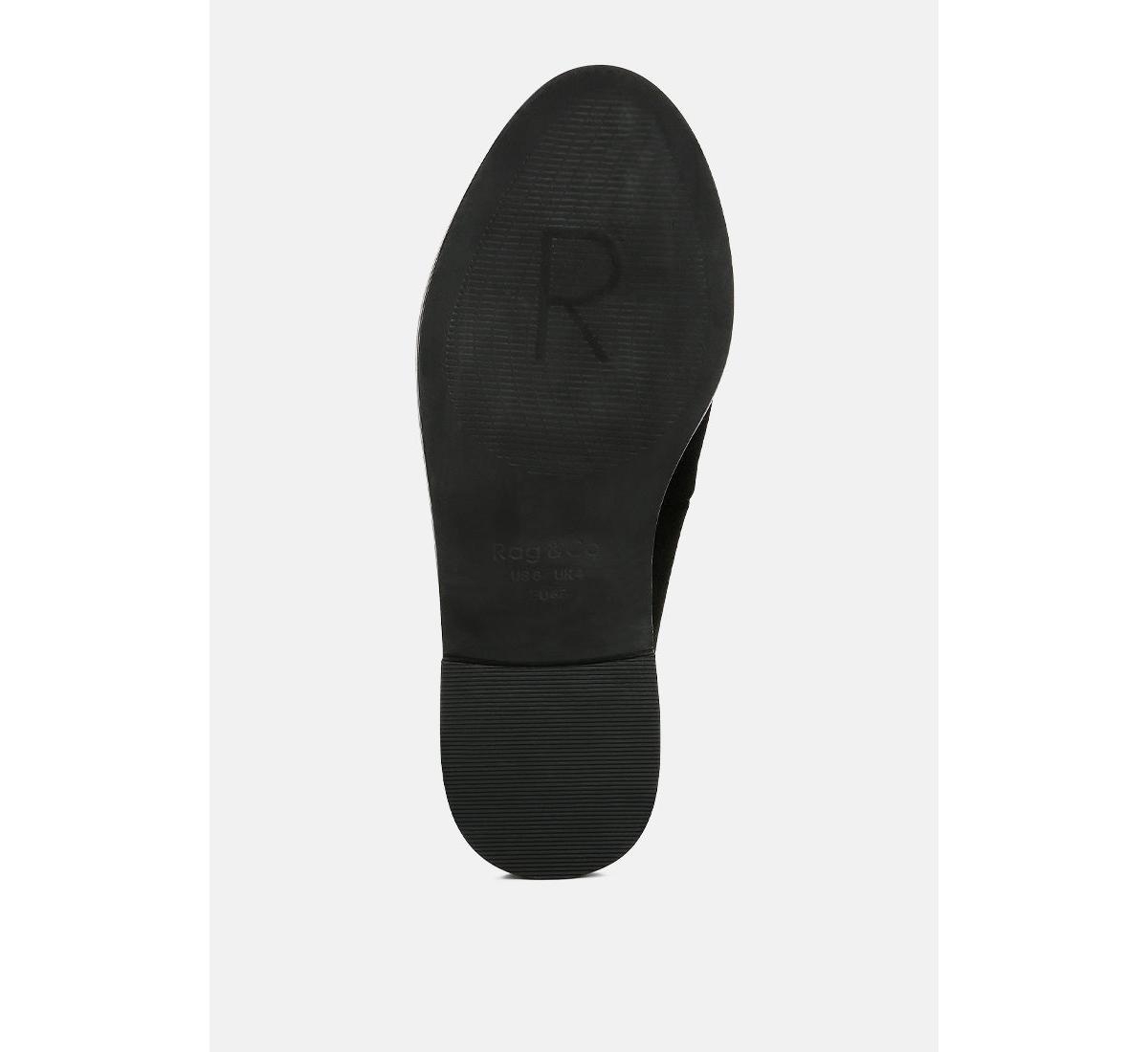 Rag & Co Lena Womens Genuine Suede Mules