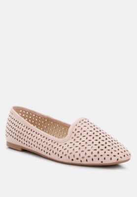 Womens Gordon Perforated Ballerinas