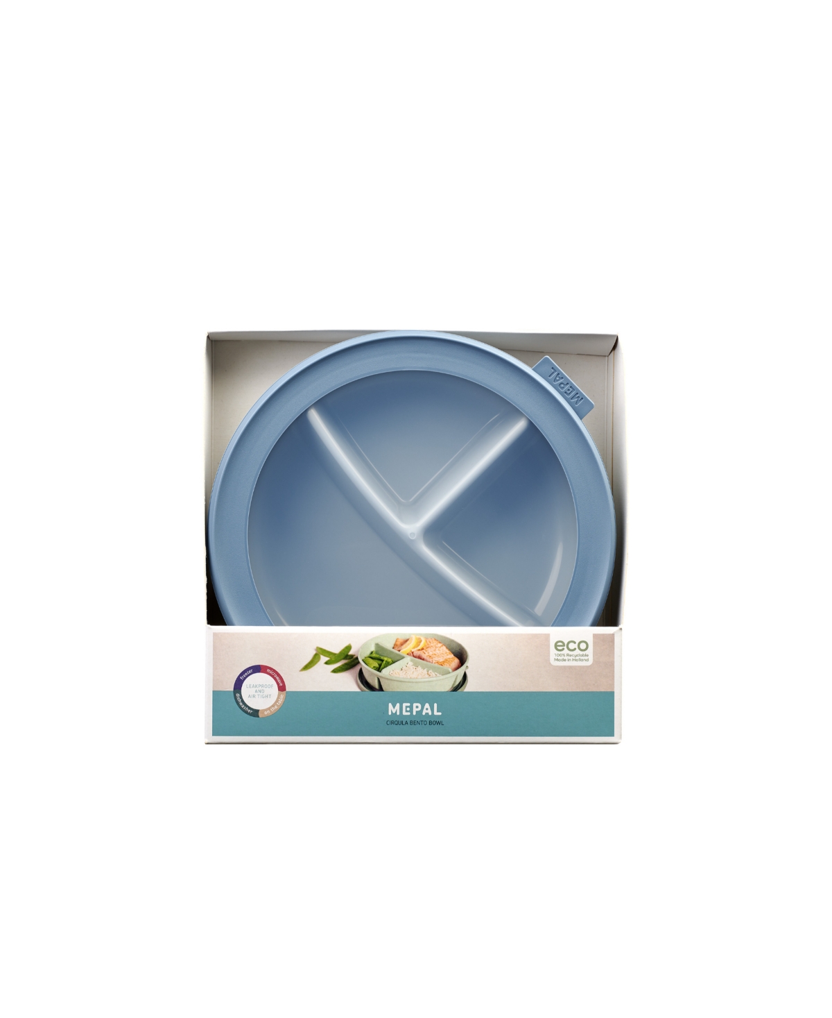Mepal Cirqula 1pc. Bento Bowl In Blue