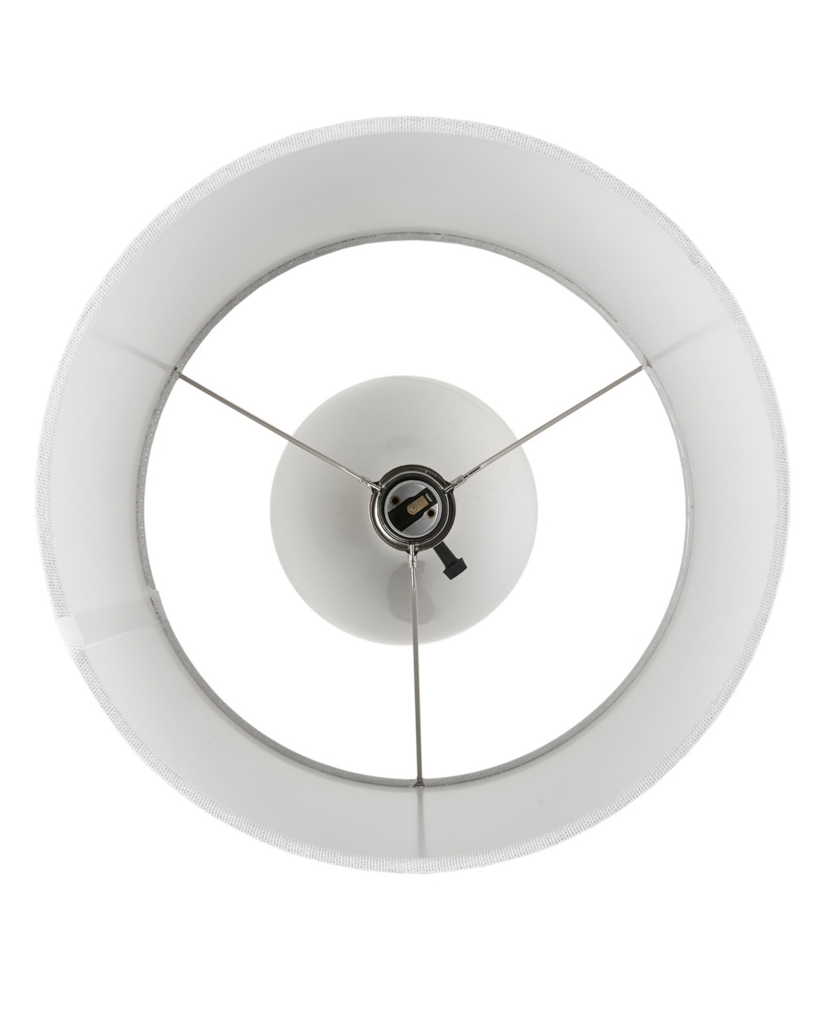 510 Design 2-tone Ceramic Table Lamp Set Of 2 In White,silv