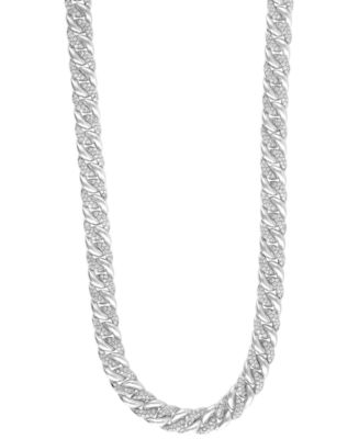 Macy's Men's Diamond Curb Link Chain 22