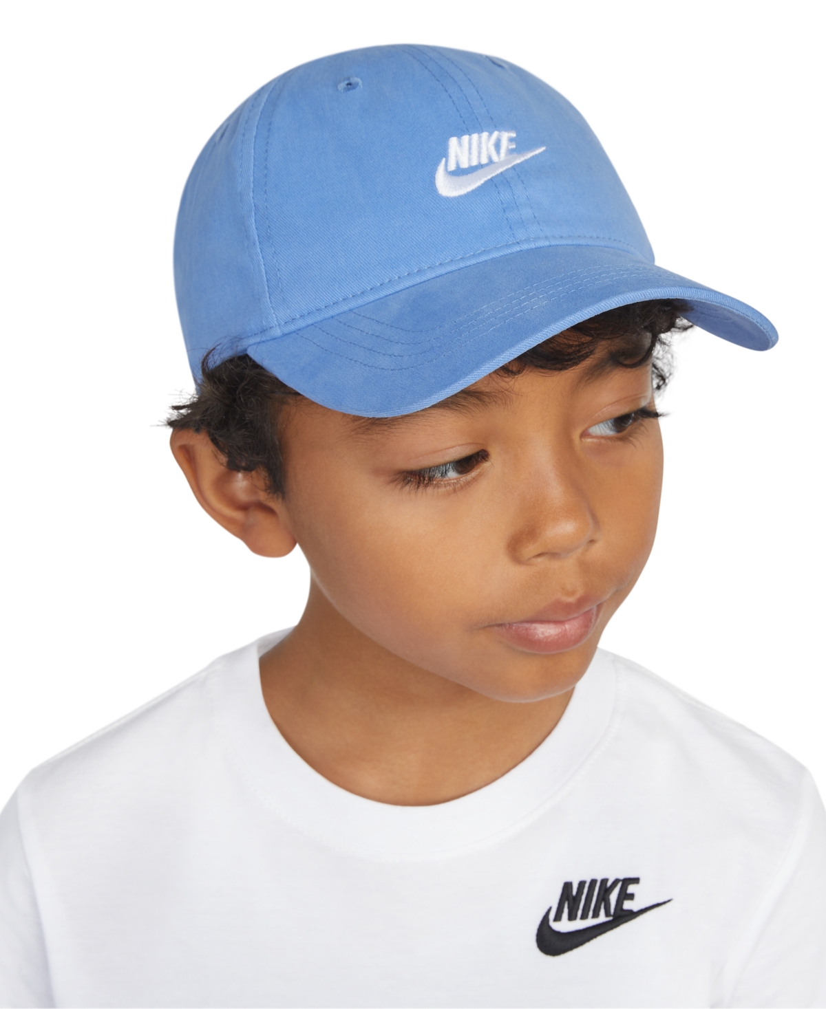 Shop Nike Little Boys And Girls Futura Classic Baseball Cap In Bgz Po