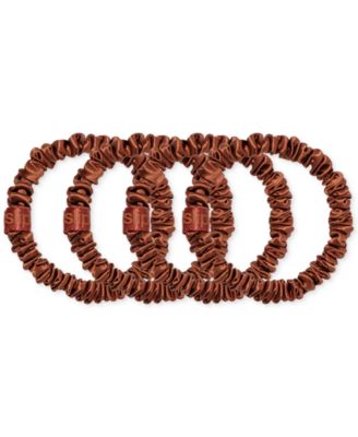 4-Pc. Pure Silk Back-to-Basics Skinny Scrunchies Set