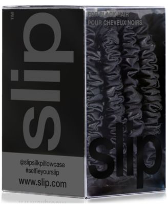 4-Pc. Pure Silk Back-to-Basics Skinny Scrunchies Set