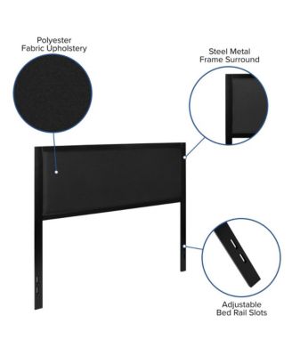 West Avenue Queen Headboard Upholstered Headboard With Metal Frame And Adjustable Rail Slots