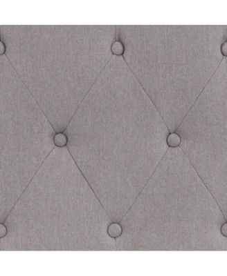 Arched King Button Tufted Upholstered Headboard