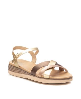 Women's Low Wedge Strappy Sandals By XTI
