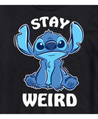 Hybrid Apparel Lilo and Stitch Weird Mens Short Sleeve Tee