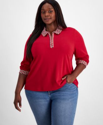 Macy's tommy hilfiger plus size on sale