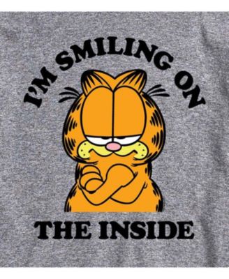 Hybrid Apparel Garfield Smiling Mens Short Sleeve Tee