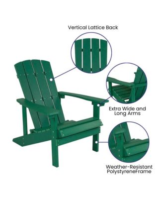 Ayala 5 Piece Outdoor Leisure Set With Set Of 4 Poly Resin Adirondack Chairs And Star And Moon Iron Fire Pit
