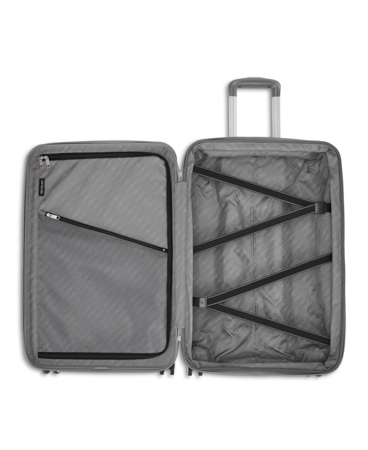 Чемодан Samsonite Spin Tech 6 Large Check-in Spinner, цвет: Серебряный — фото 8