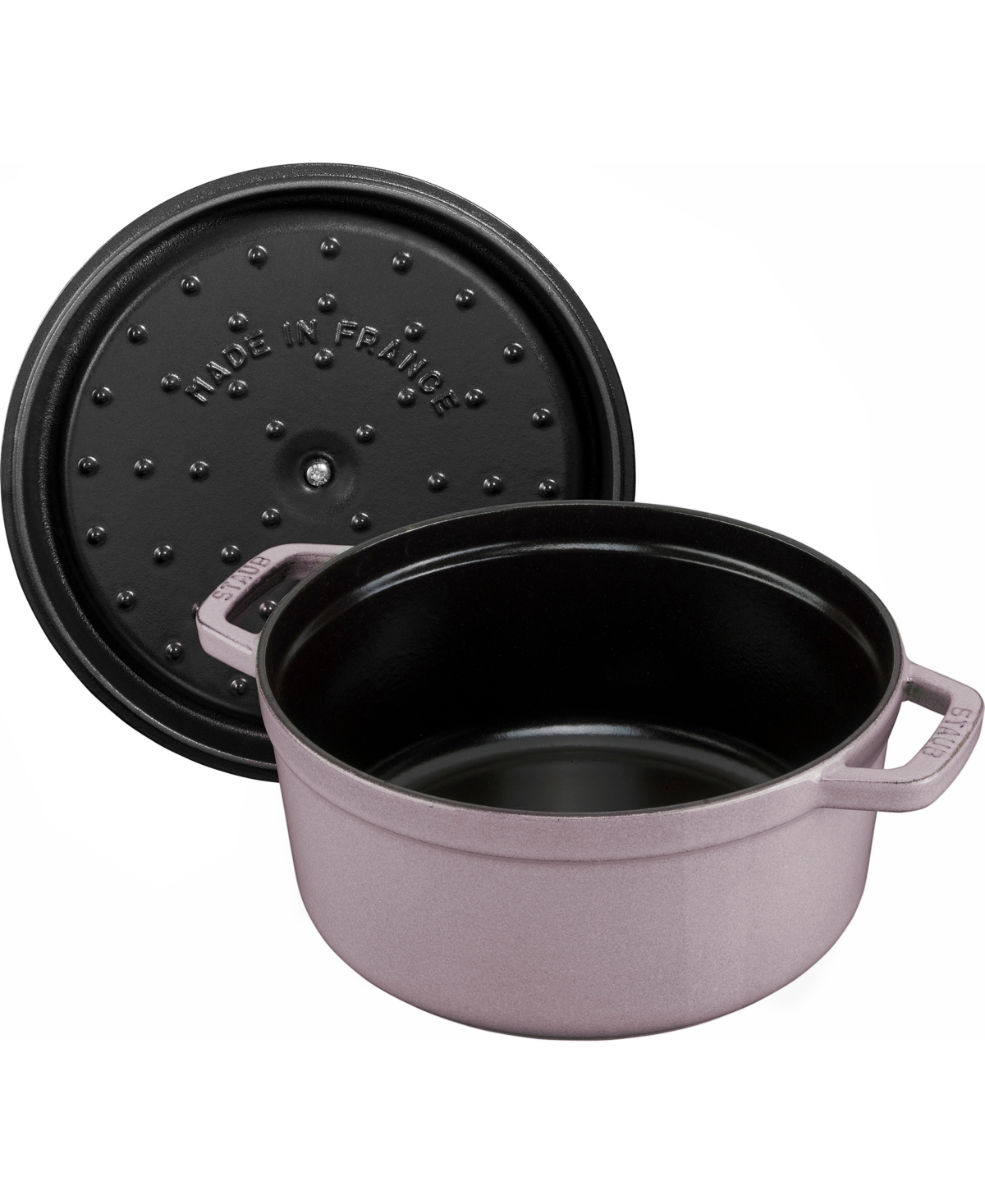Staub 5.5-quart Enameled Cast Iron Dutch Oven In Lilac