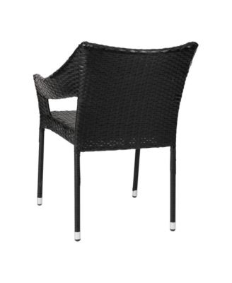 Embry All-Weather Indoor/Outdoor Stacking Patio Dining Chair With Steel Frame And Weather Resistant Pe Rattan
