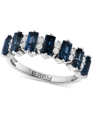 EFFY&reg; Amethyst (1-5/8 ct. t.w.) & Diamond (1/6 ct. t.w.) Statement Ring in 14k Rose Gold (Also in London Blue Topaz & Citrine)