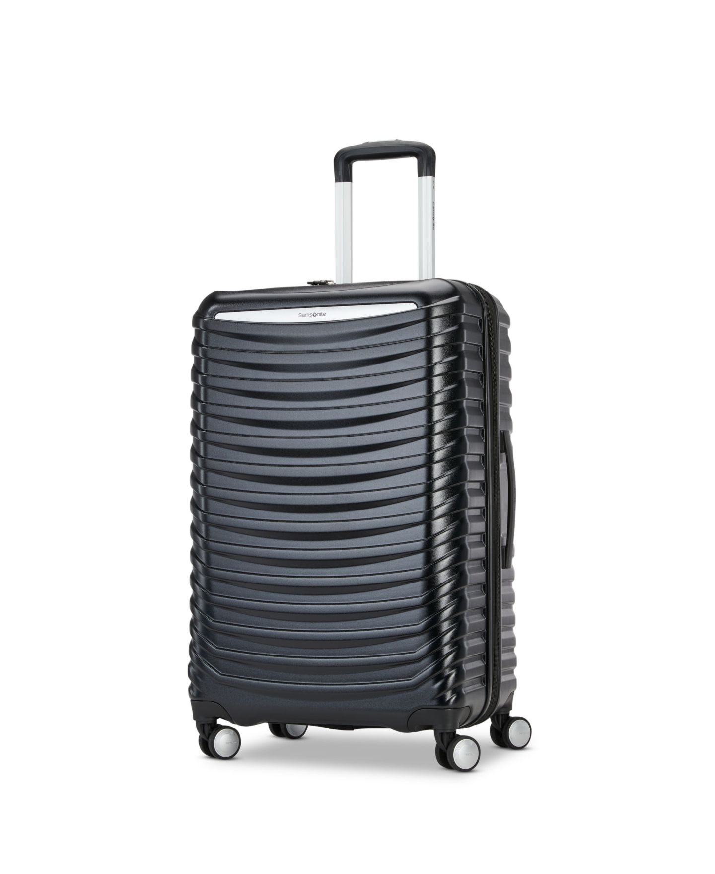 Средний чемодан-спиннер Samsonite Spin Tech 6 для багажа, цвет: Чёрный — фото 1