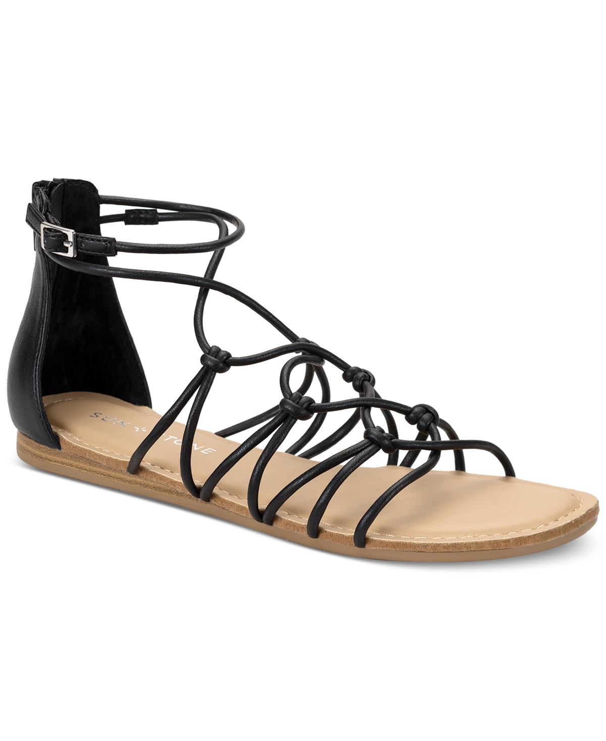 Okenaa Strappy Gladiator Sandals, Created for Macy's - Brandy