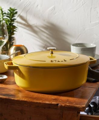 Cast Iron 6.25qt Wide Oval Dutch Oven