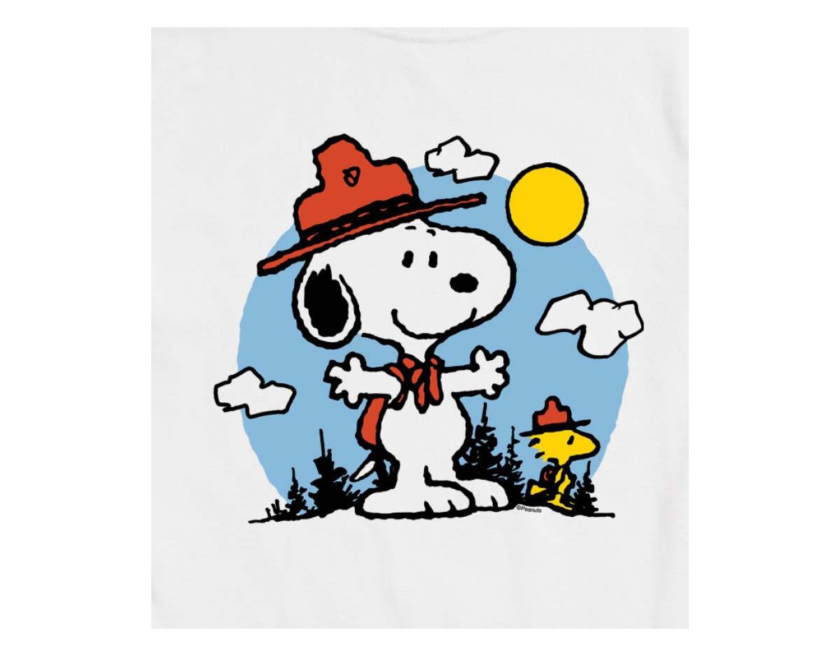 Shop Airwaves Hybrid Apparel Peanuts Nature Mens Short Sleeve Tee In White