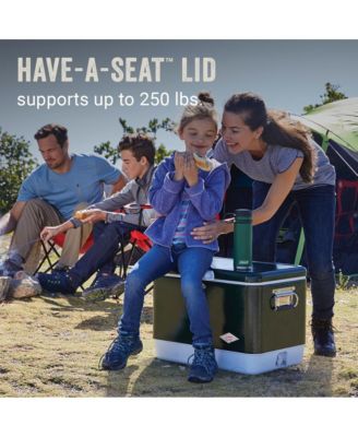 Vintage 54 Qt. Steel Belted Cooler, Green