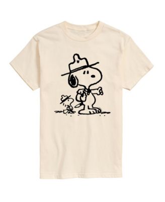 Hybrid Apparel Peanuts Outdoor Mens Short Sleeve Tee