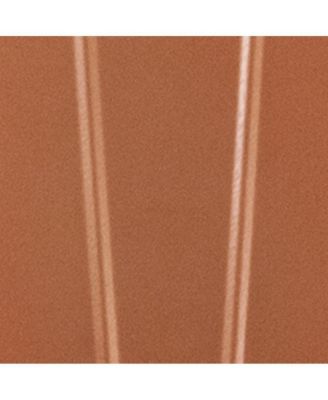 Stella 24" Metal Indoor-Outdoor Counter Stool With Vertical Slat Back And Integrated Footrest