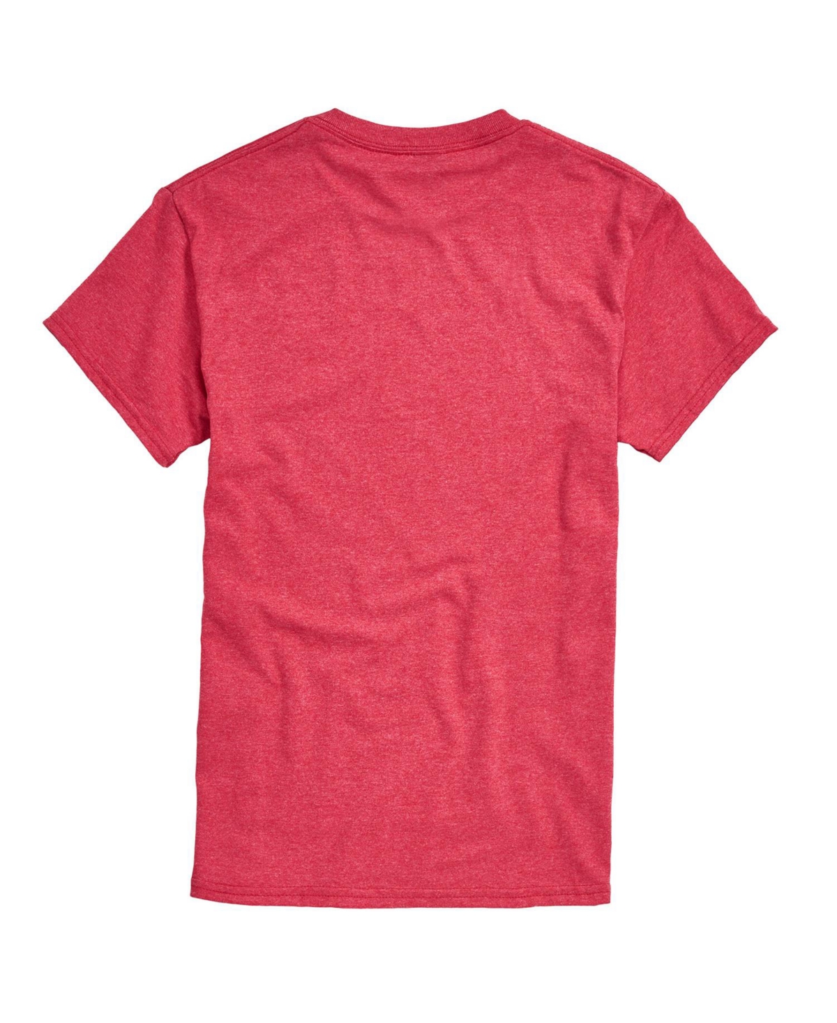 Airwaves Hybrid Apparel Peanuts Dad Mens Short Sleeve Tee In Hthr Red