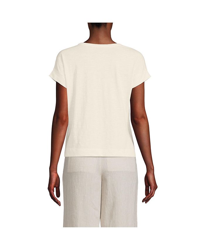 Lands' End Women's Slub TShirt Macy's