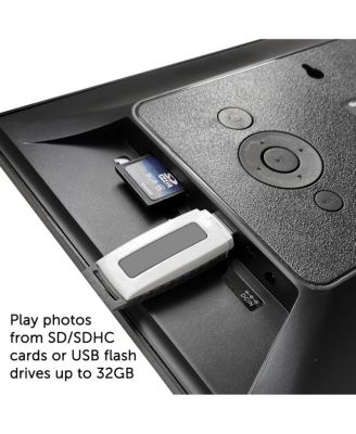 10 inch Digital Photo Frame, Black, 1024x600 - USB & SD card Support