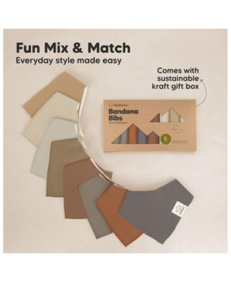 8pk Baby Bandana Bibs, Baby Drool Bibs for Baby Girl, Boy, Baby Bibs for Infant, Newborn