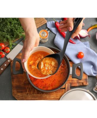 Large Nylon Soup Ladle Spoon with Comfortable Grip