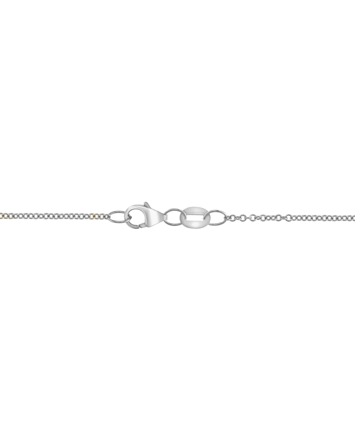 Effy Collection Effy Sapphire (1/6 Ct. T.w.) & Diamond (1/10 Ct. T.w.) Star Of David 18" Pendant Necklace In 14k Whi In White Gold