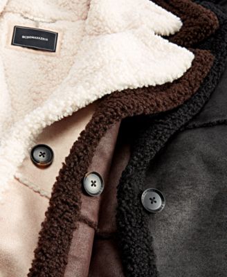 ☆人気☆【INSTANTFUNK】☆Single-breasted faux-shearling coat ☆人気☆【INSTANTFUNK】☆Single-breasted faux-shearling coat