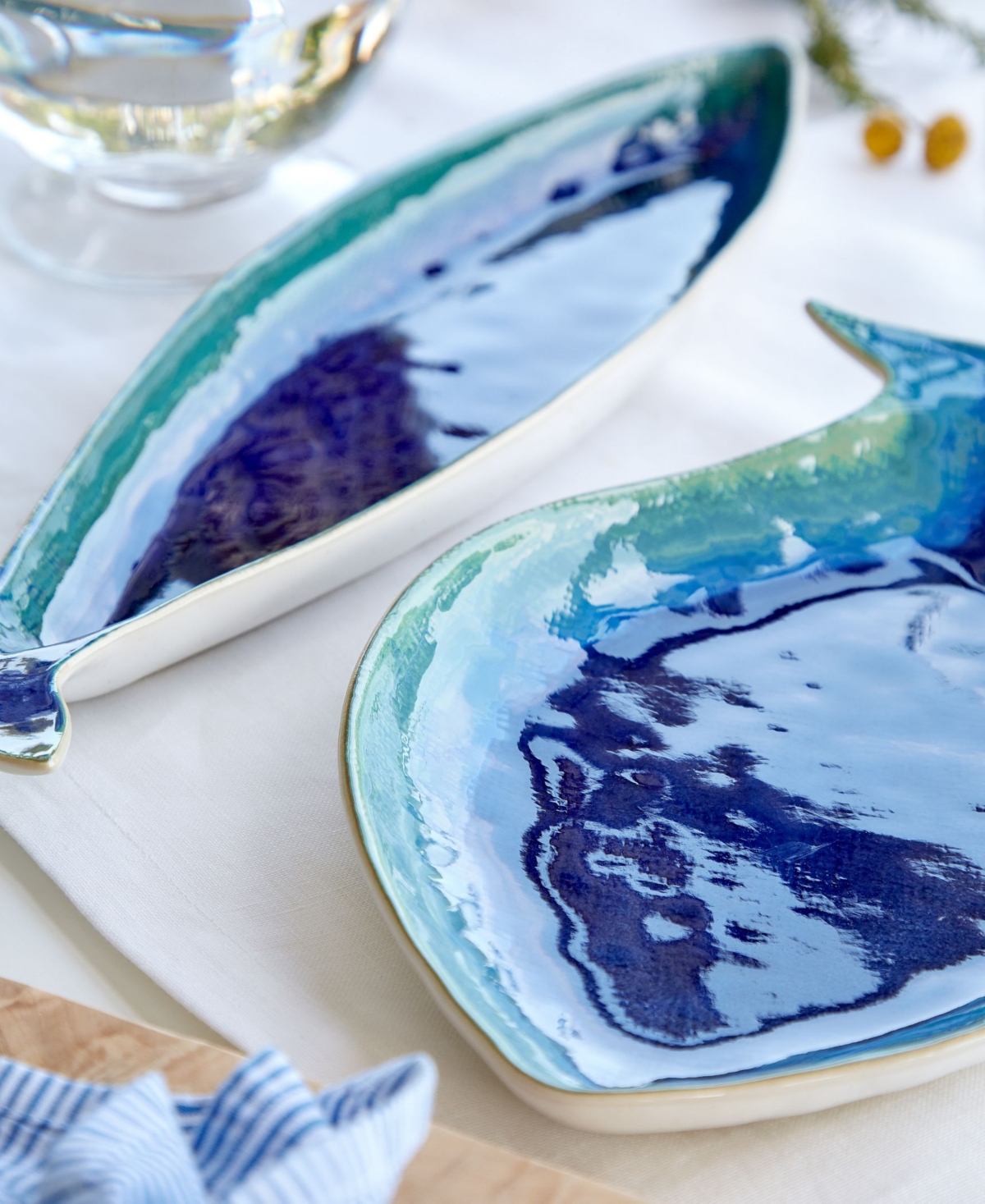 Casafina By Costa Nova Dori Med Fish Platter 12 Inch