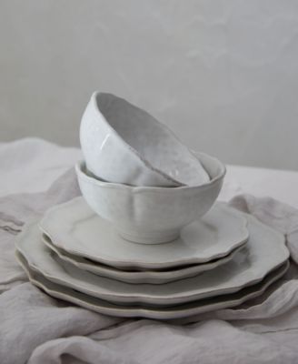 Impressions White  Soup/Cereal Bowl