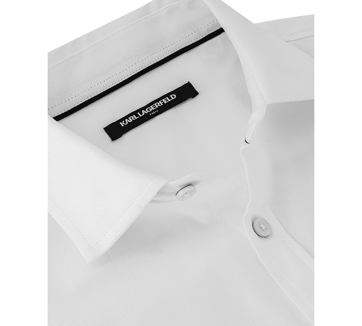 Karl Lagerfeld Paris Men's Slim-Fit Twill Woven Shirt