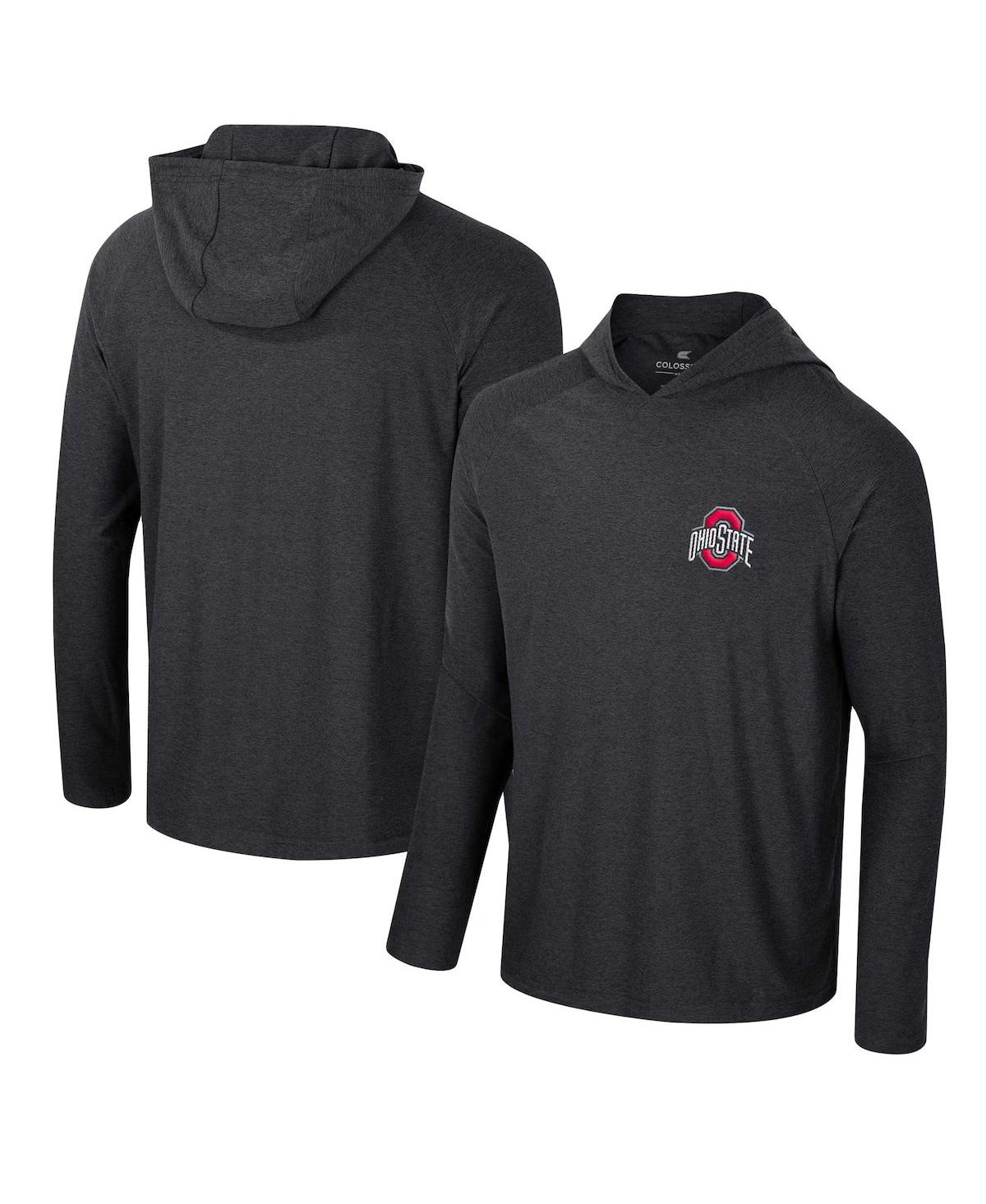 Men's Royal Florida Gators Cloud Jersey Raglan Long Sleeve Hoodie T-Shirt - Black