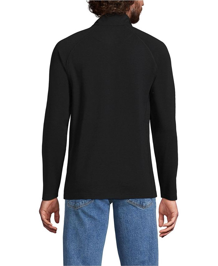 Lands' End Men's Long Sleeve Raglan Social Active Quarter Zip Macy's